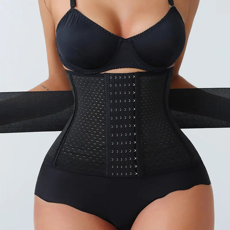 Women'S Waist Cincher Tummy Control Shaperwear Waist Trainer Women Double Belt Wrap Corset Trainer Shaper Girdle Wrap Belly Band