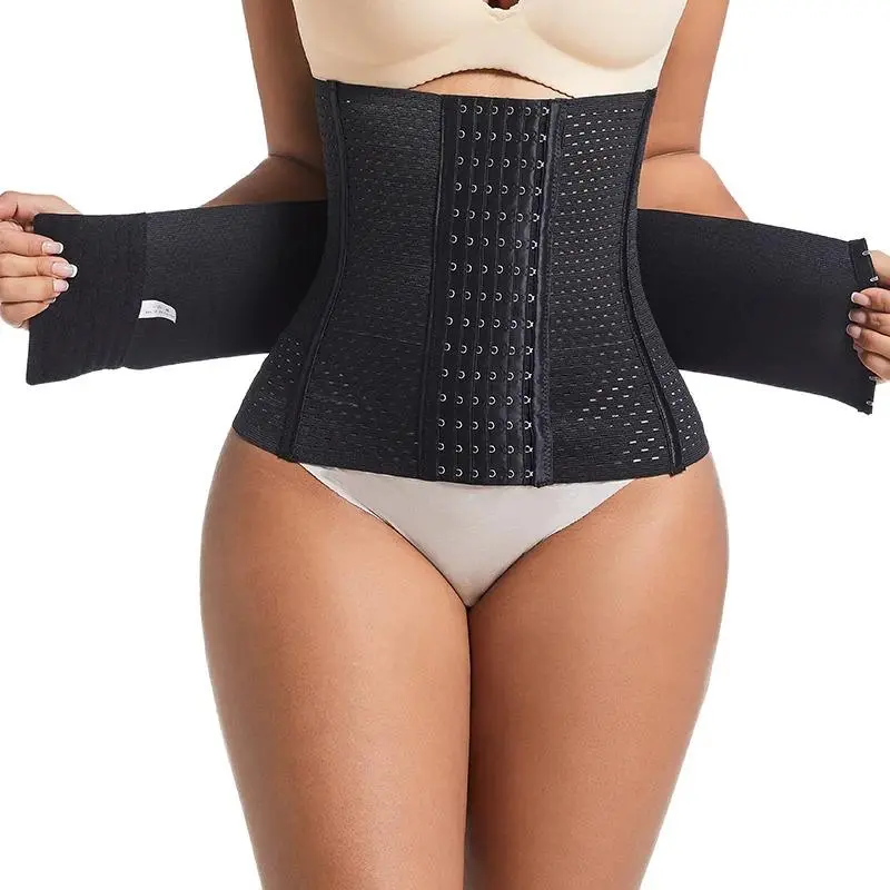 Women'S Waist Cincher Tummy Control Shaperwear Waist Trainer Women Double Belt Wrap Corset Trainer Shaper Girdle Wrap Belly Band